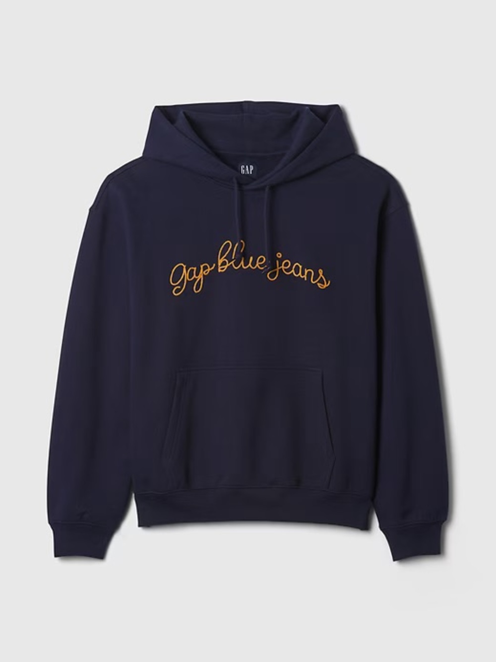 Gap Logo Hoodie - Gap Blue Jeans - Large